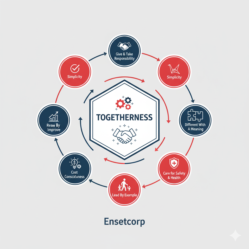 Ensetcorp Organisation Values Ensetcorp Values For Team